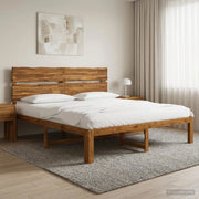 Letto matrimoniale con testiera ROSTOCK Naturale 180 x 200 cm 3405495