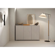 Madia moderna 3 ante 130x40x83 cm Lumina - Cashmere