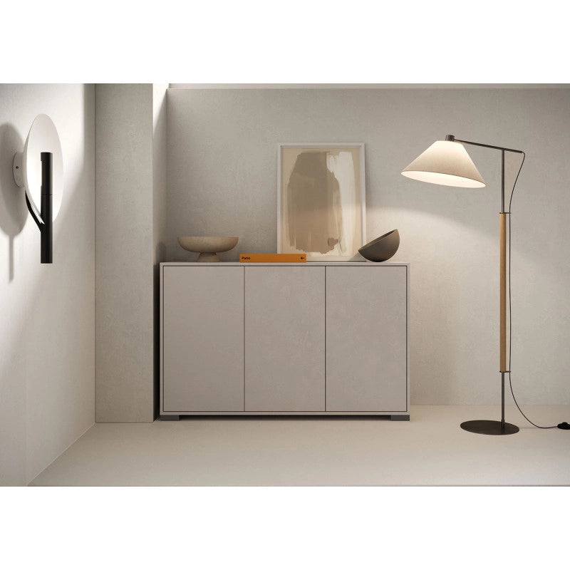 Madia moderna 3 ante 130x40x83 cm Lumina - Cashmere