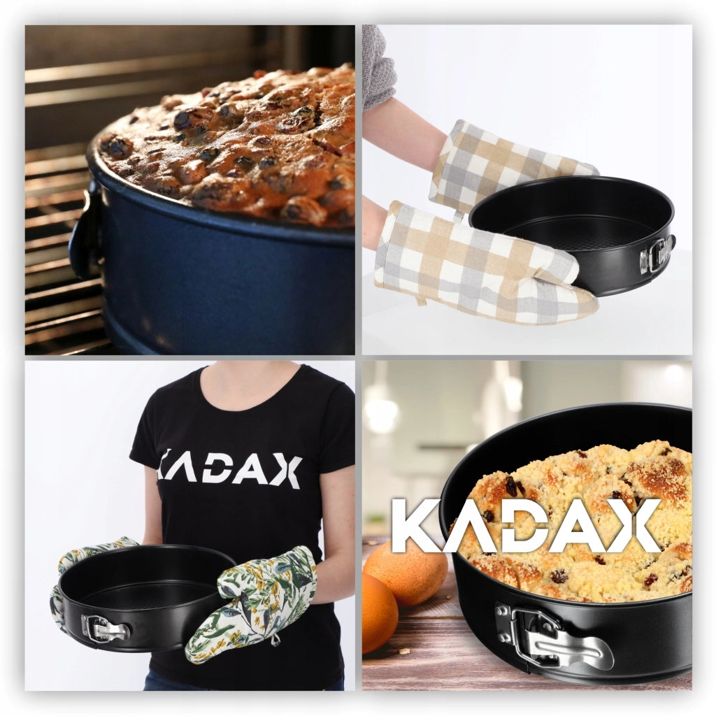 Teglia rotonda per torte KADAX da 28 cm, antiaderente.