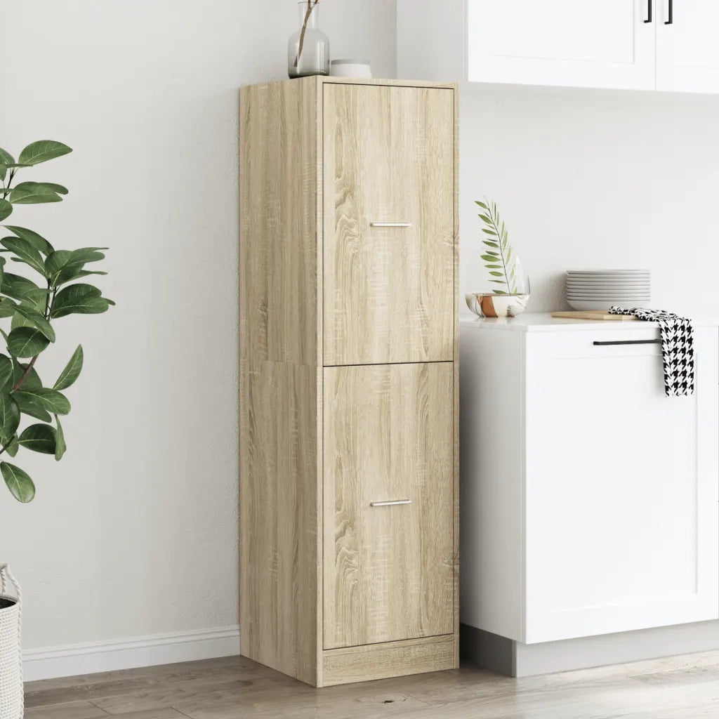 Armadietto da Farmacia Rovere Sonoma 40x41x144,5 cm Truciolato 3309638