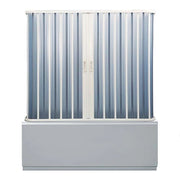 Box Vasca a soffietto a 3 lati cm 75 x 140 x 75 - H.184 - con apertura RIDUCIBILE - CR