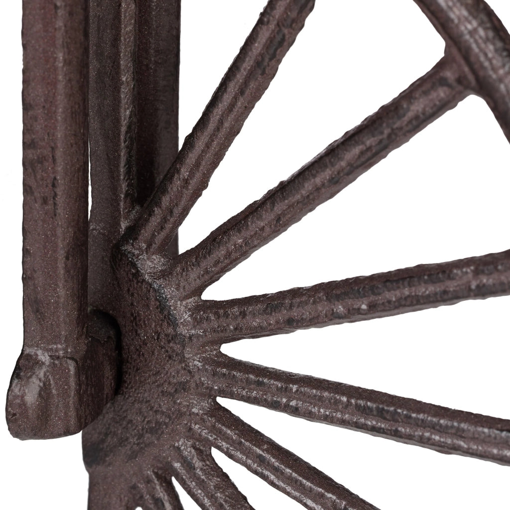 Portavaso da parete in stile bicicletta marrone 13_0002557