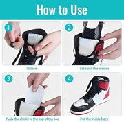 Protezione per Scarpe Antivento - 10 Paia - Protezione contro la Forma - Protezioni per Sneaker - Protezione contro il Vento - Adatto per Uomini/Donne - Costruzione Flessibile - Protezione per Sneaker