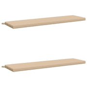 Cuscini per Panchina a 2 Pezzi SOEST 2 pz 100% Poliestere Crema 948987