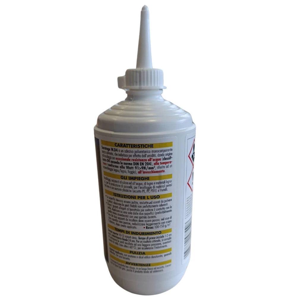 SARATOGA WD4 Adesivo poliuretanico per legno e esterni resistente all'acqua D4
