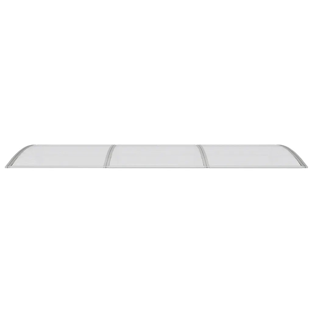 Tettoia per Porta Grigia 300x100 cm Policarbonato 153572