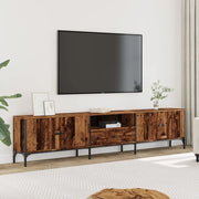 Mobile TV con Cassetto Legno Antico 200x25x44 cm in Truciolato 857696