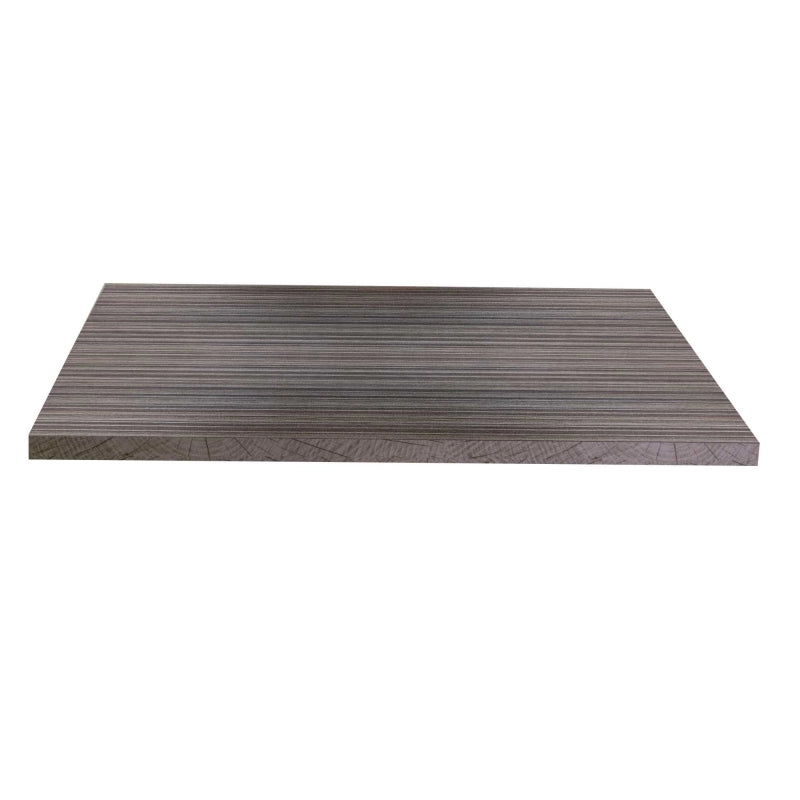 Top tavolo nobilitato noce moderno quadro cm 80x1,8x80