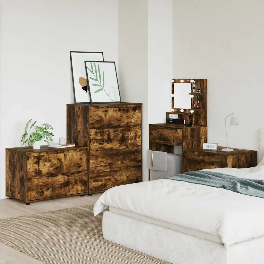 Armadio Rovere fumé 80 x 48 x 57 cm Legno multistrato 888822