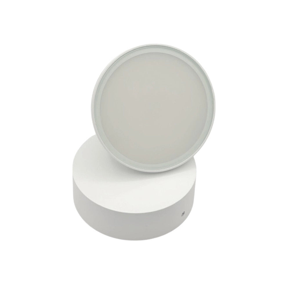 Trade Shop - Applique A Led Da Esterno 12 Watt Ip54 Con Teconologia Cct 3 Tonalità Di Luce 570-3c - Bianco