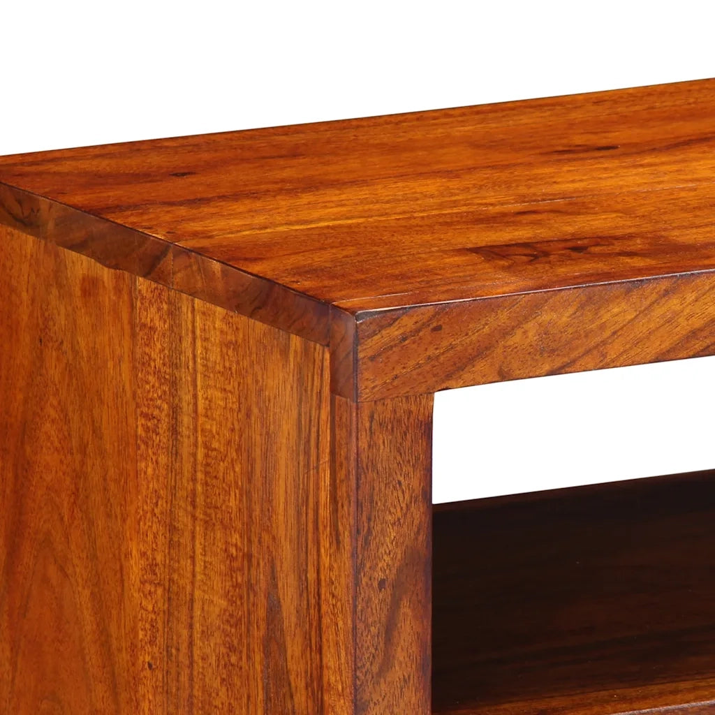 vidaXL Mobile Porta TV Multicolore 110x30x40 Legno Massello di Acacia
