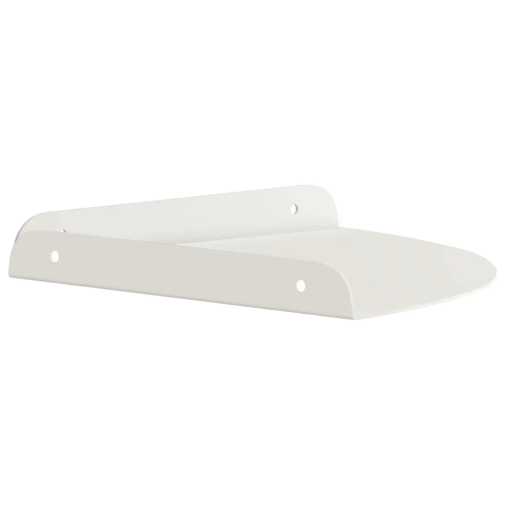 4 pz Mensola | Ripiano | Scaffale sospesa con lo scaffale Bianco 24 x 24 x 2 cm