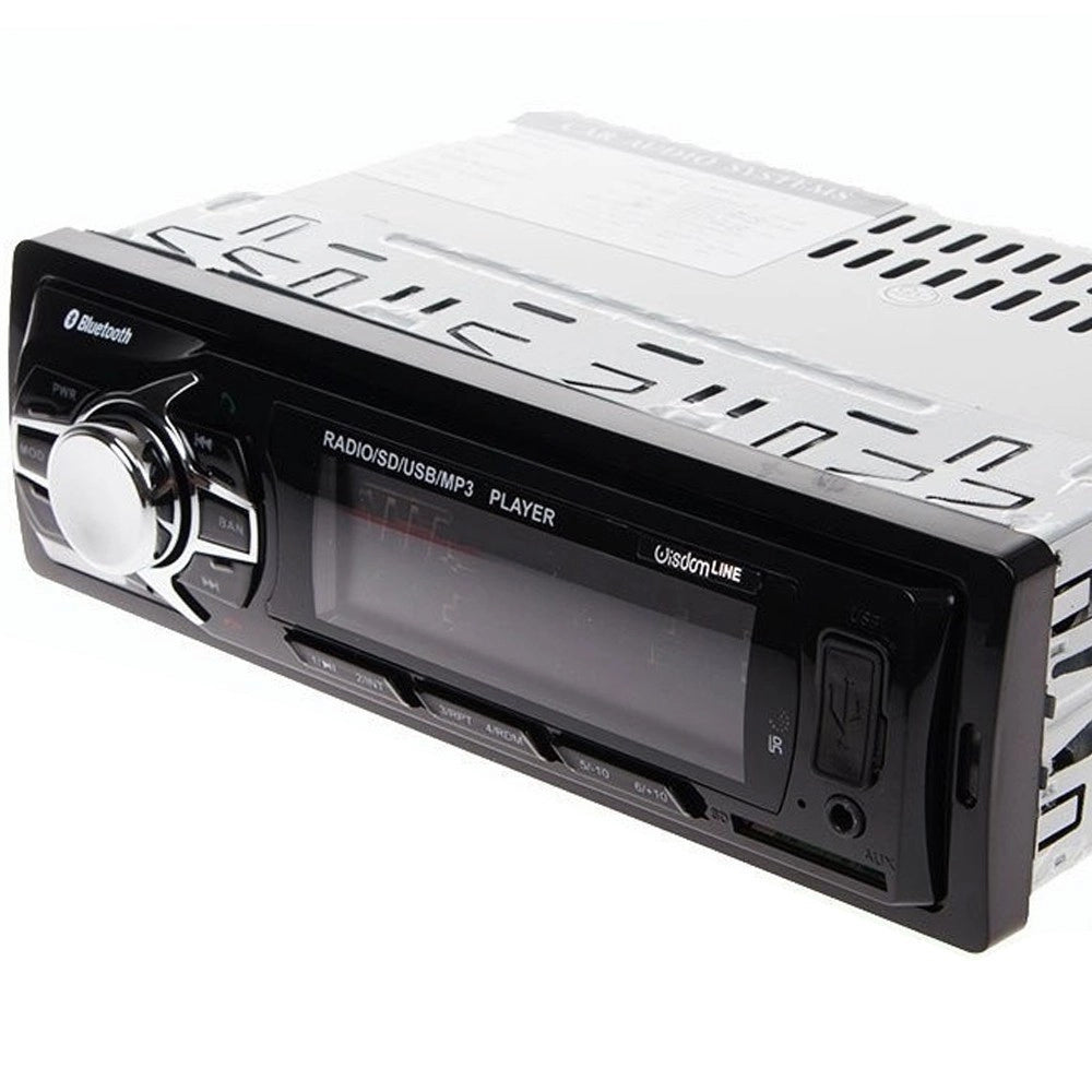 Trade Shop - Stereo Auto Autoradio Cd Dvd Mp3 Mp4 Sd Usb Aux In 60wx4 Frontalino Estraibile -