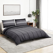 Set Copripiumino Grigio Scuro 135x200 cm in Cotonecod mxl 87763