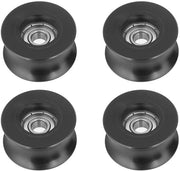 Set di Groeflager a U di 4 pezzi - Design a U - Materiale Sostenibile - 8 mm - 8 x 40 x 20,7 mm - Adatto per Applicazioni Meccaniche - Rulli