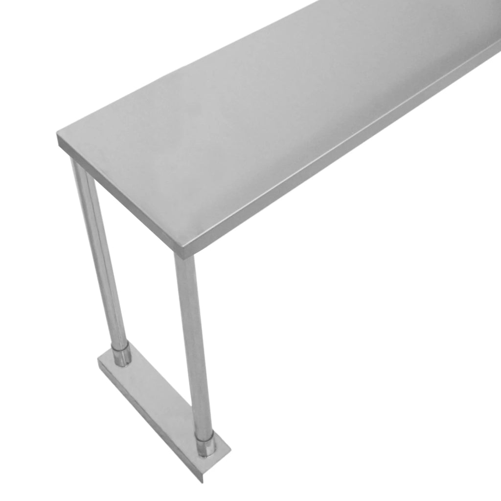 Ripiano con Mensole da Cucina Ristorante, Acciaio Inossidabile Resistente alla Corrosione per - Sigola - 180cm