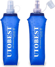 Set di 2 Otri Flexibili da 250ML per Escursionismo e Camminata