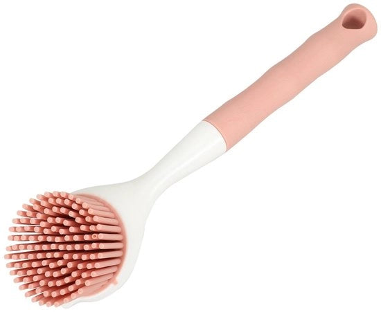 Sbattitore per Panni - Setto di Spazzole - Spazzola per Panni - Utensile per la Cucina - Manico - Comodo da Utilizzare - Spazzola per la Pulizia