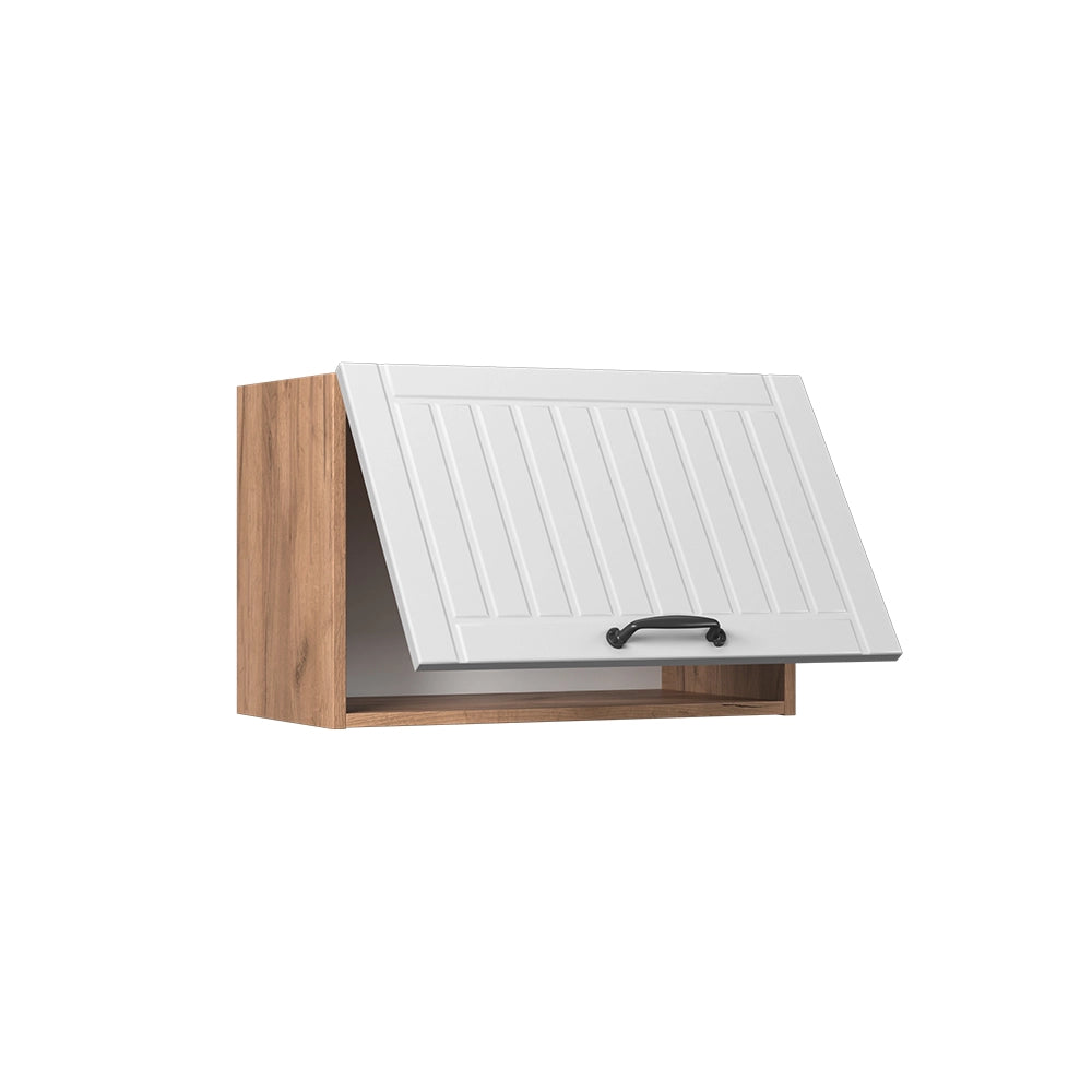 Vicco Pensile da cucina Bianco casa di campagna 60 cm Piatto