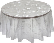 Tappeto per tavolo in PVC trasparente, protettore per tavolo collaudato, facile da pulire e da pulire, rotondo, 137 cm