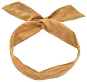 Accessorio per capelli ONF3 - Benda per capelli vintage - Accessorio per capelli per donne - Benda per capelli flessibile con fiocchetto - Kaki - Benda per capelli retro - Comodo e stile.