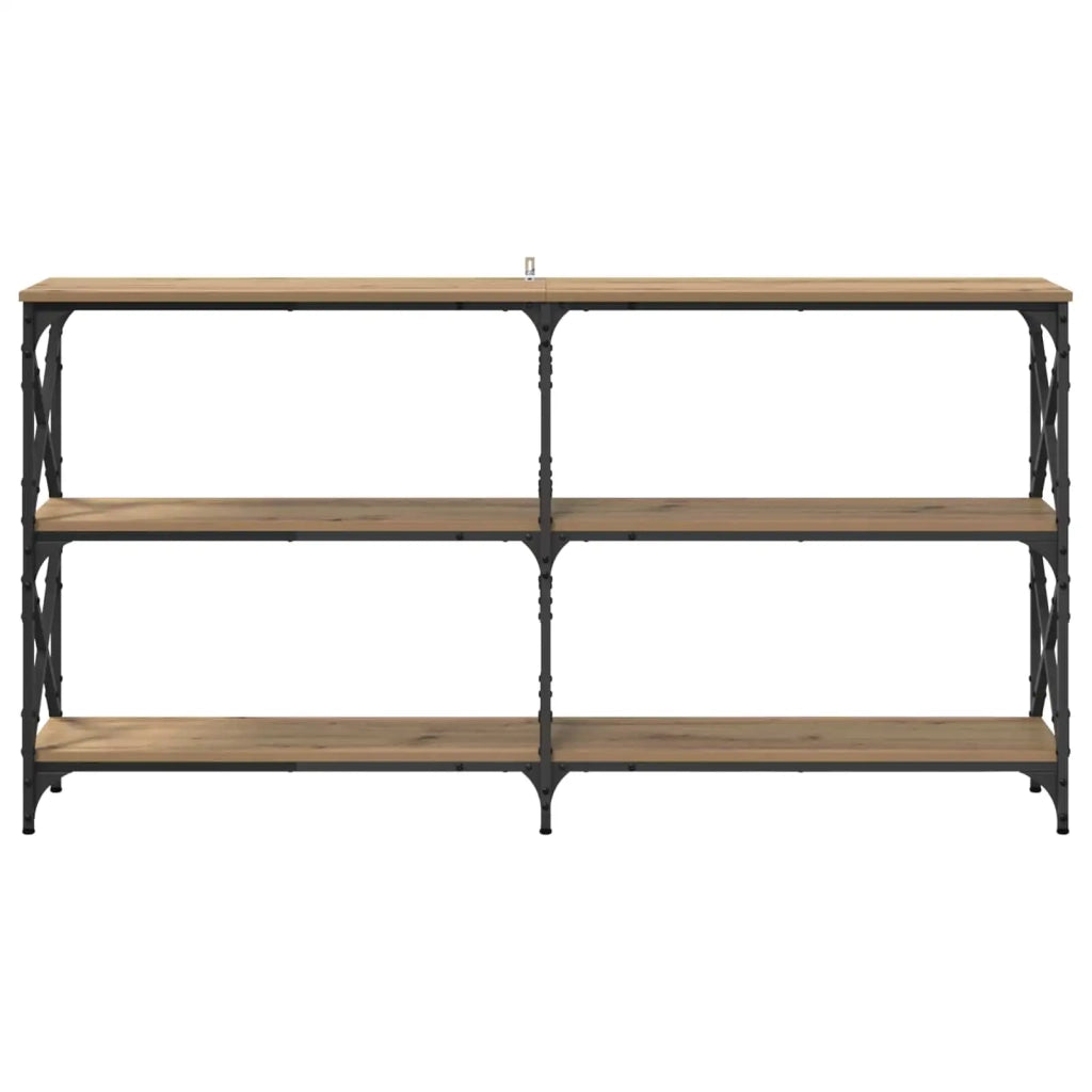 Tavolo consolle Rovere artigianale 156 x 28 x 80,5 cm