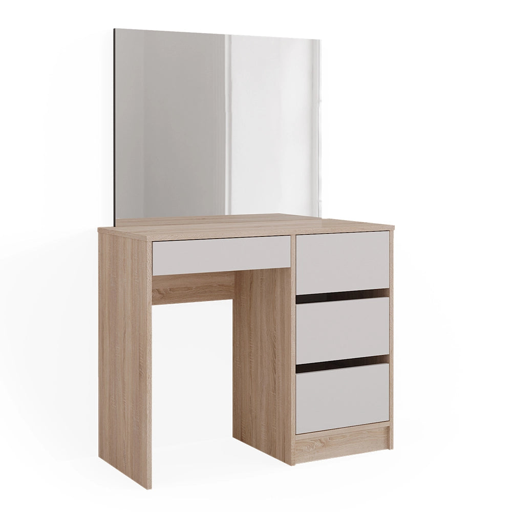 Vicco Tavolo da toeletta Sonoma 90 cm con specchio
