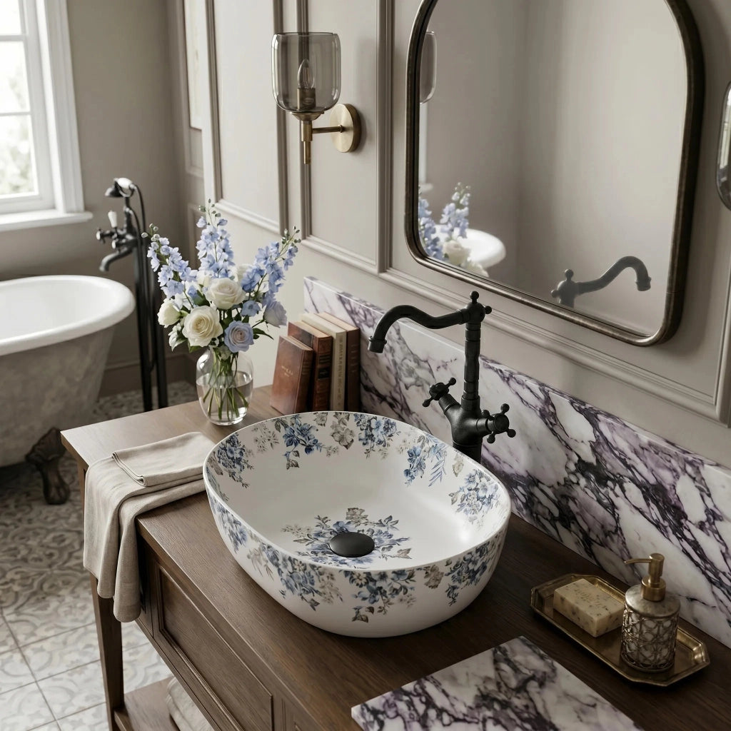 Lavabo Da Appoggio Rea Veronica Mat