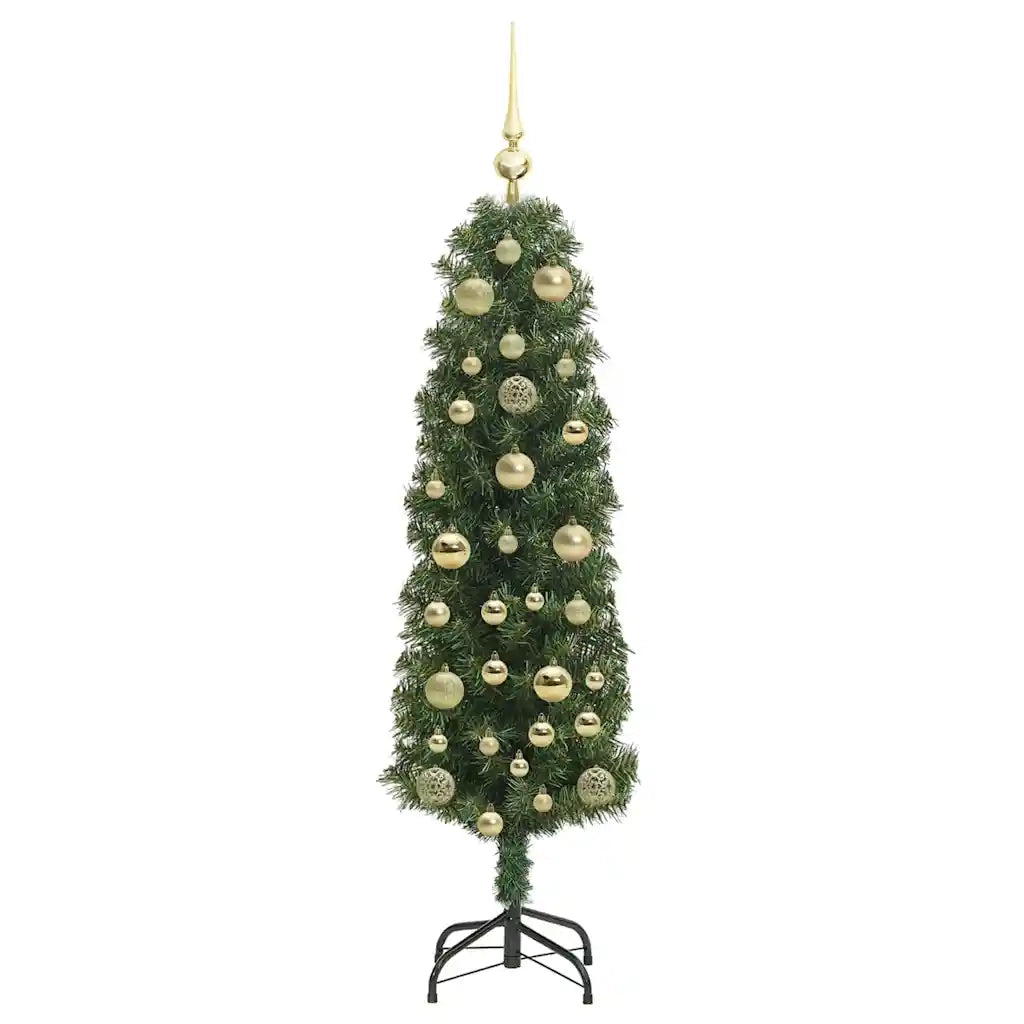 Albero di Natale artificiale con 150 LED Verde 150 cm 3394934