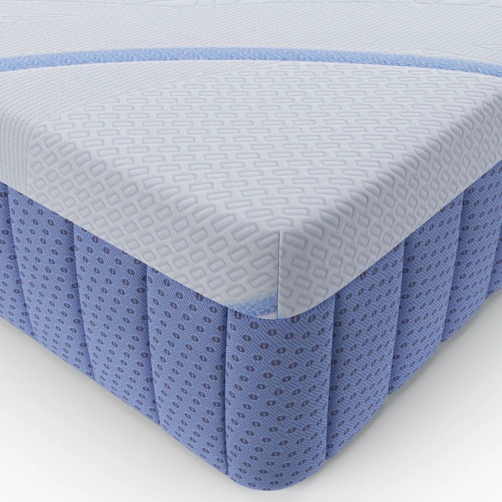 Materasso una piazza e mezza Pergamo a molle 5 zone con rivestimento Antiscivolo 120x190x30H