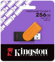 Kingston Pendrive USB-A 3.2256GB DTXS/256GB Nero/Arancio