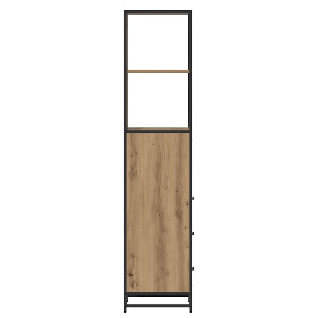 Set di mobili per il bagno con cassetto Rovere artigianale 883599