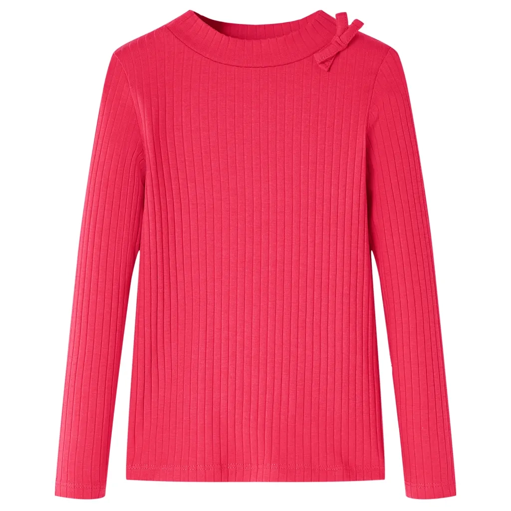 Maglietta da Bambina a Maniche Lunghe Fucsia 92cod mxl 108441