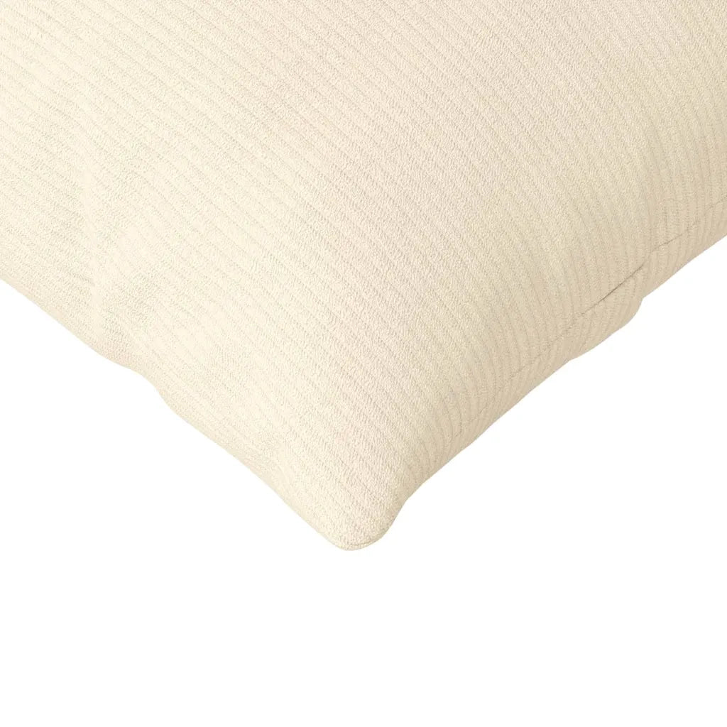 Cuscini da Divano 2 pz | Cuscini per sedie Crema 200 x 40 cm Tessuto in Cords