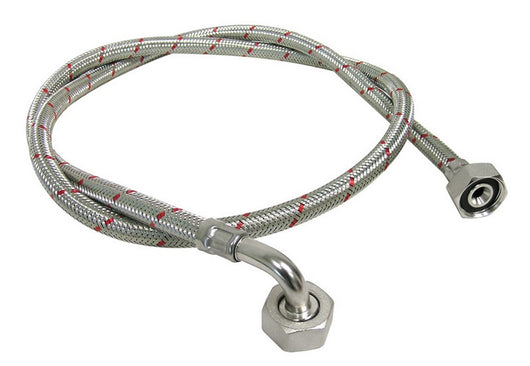 tubo carico lavatrice lavinox con curva attacco 3/4 cm. 150 cod:ferx.vit26728