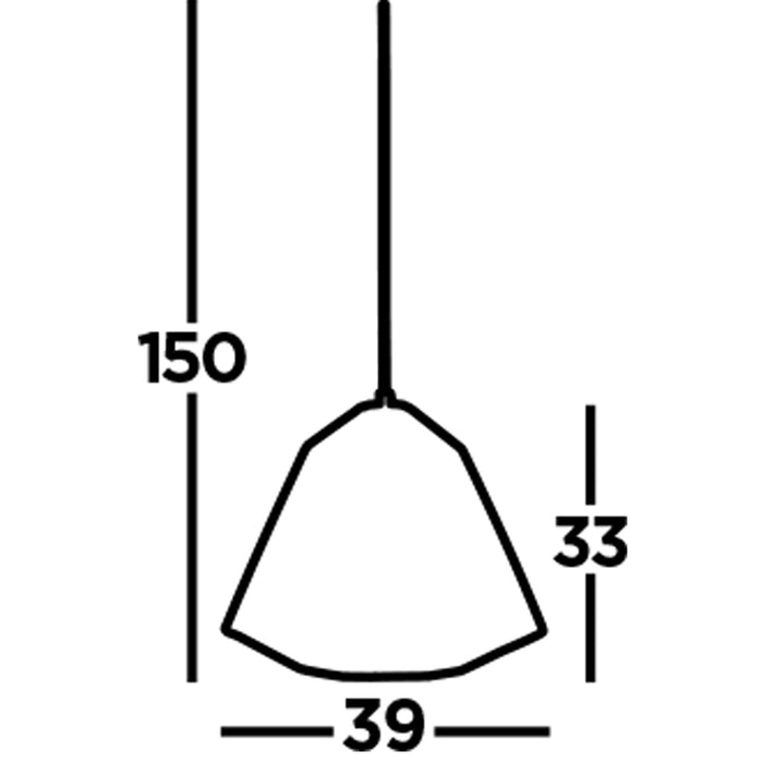 Sospensione Contemporanea Cage Geometrica Acciaio Rame 1 Luce E27