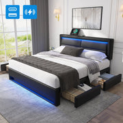 letto capitonné pu nero 140 x 190 cm