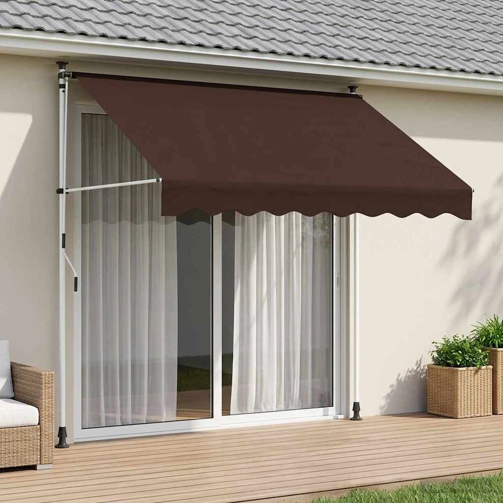 Tenda retrattile manuale Marrone 350 cm 42037049