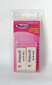 MAURY'S GOMME PER MATITA 2PZ BIANCA