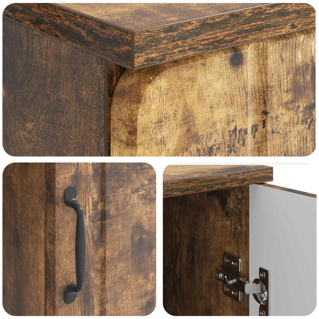 Scrivania Rovere Fumo 142,5 x 50 x 75 cm Legno ingegnerizzato 3414644