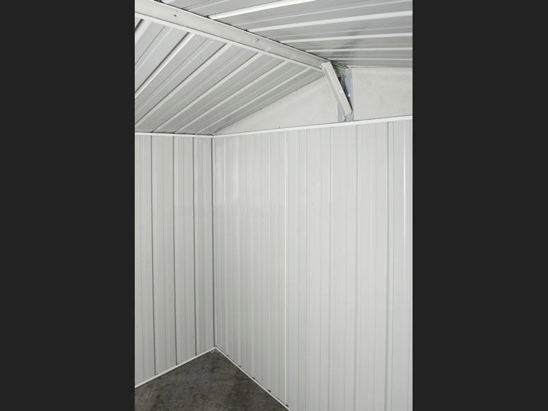 Casetta Box da Giardino in Lamiera di Acciaio Porta Utensili 360x430x210 cm Enaudi Verde