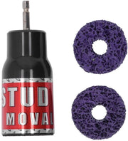 Kit di pulizia leggero - Aspirapolvere - Rimuovitore di ruggine - Disco abrasivo - Spazzola a setole in acciaio - Pulizia approfondita - Aspirapolvere per ruote