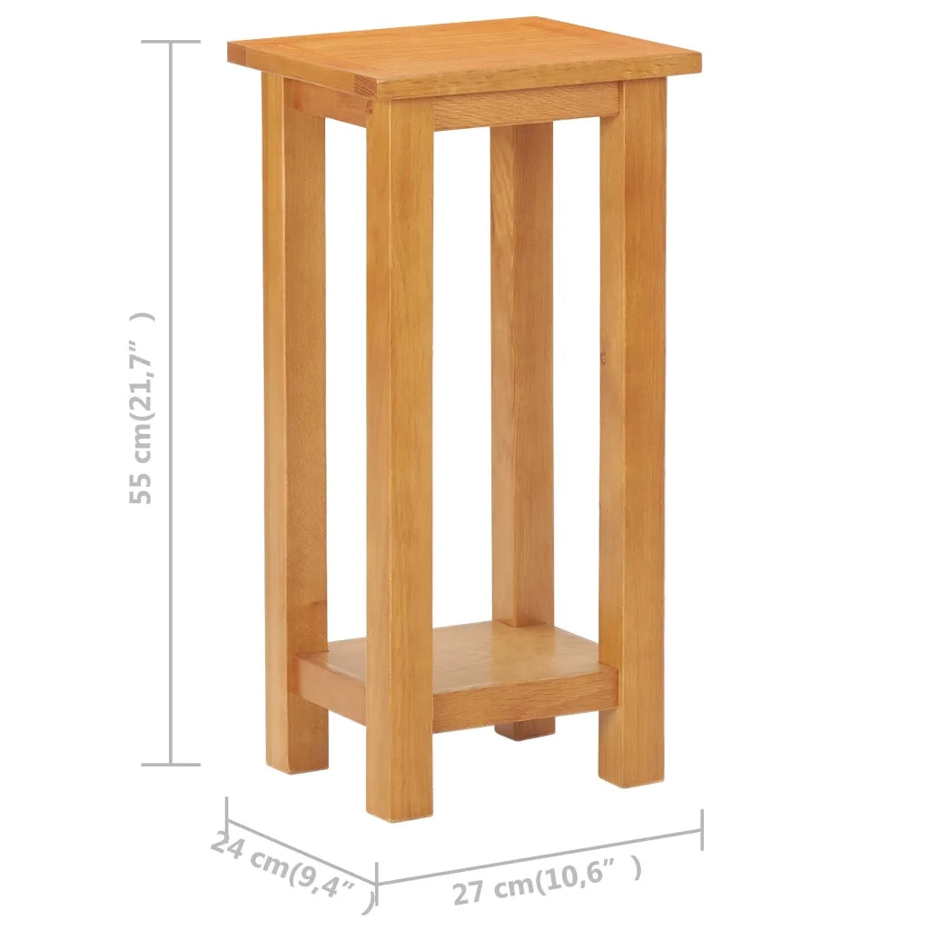 Tavolino da Salotto 27x24x55 cm in Massello di Rovere cod mxl 67979