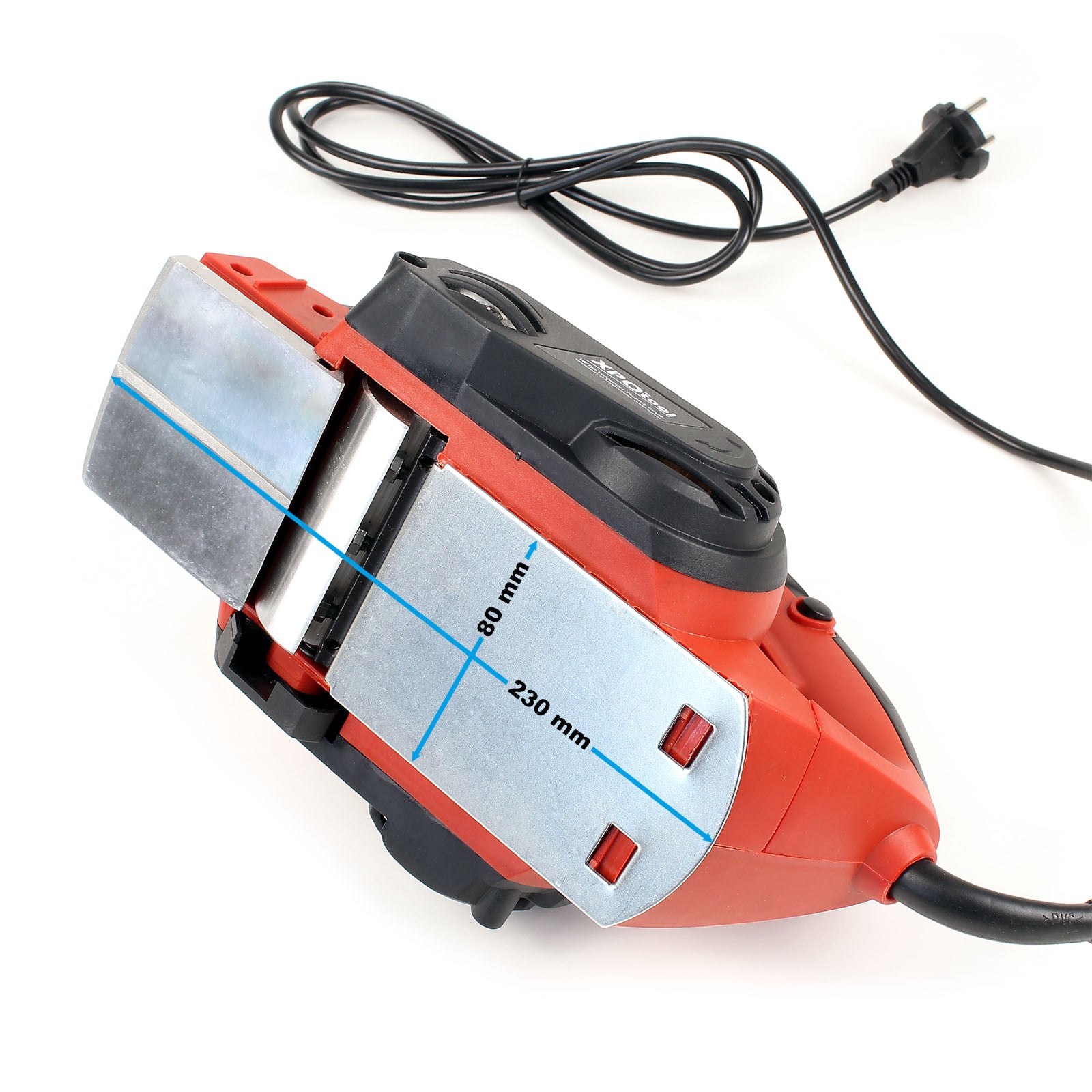 Pialla elettrica 710W Arresto parallelo/scanalato Larghezza tagli 82mm profondità 3mm