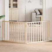 vidaXL Cancello per Cani Pieghevole 2 Pannelli 160 cm Legno di Pioppo