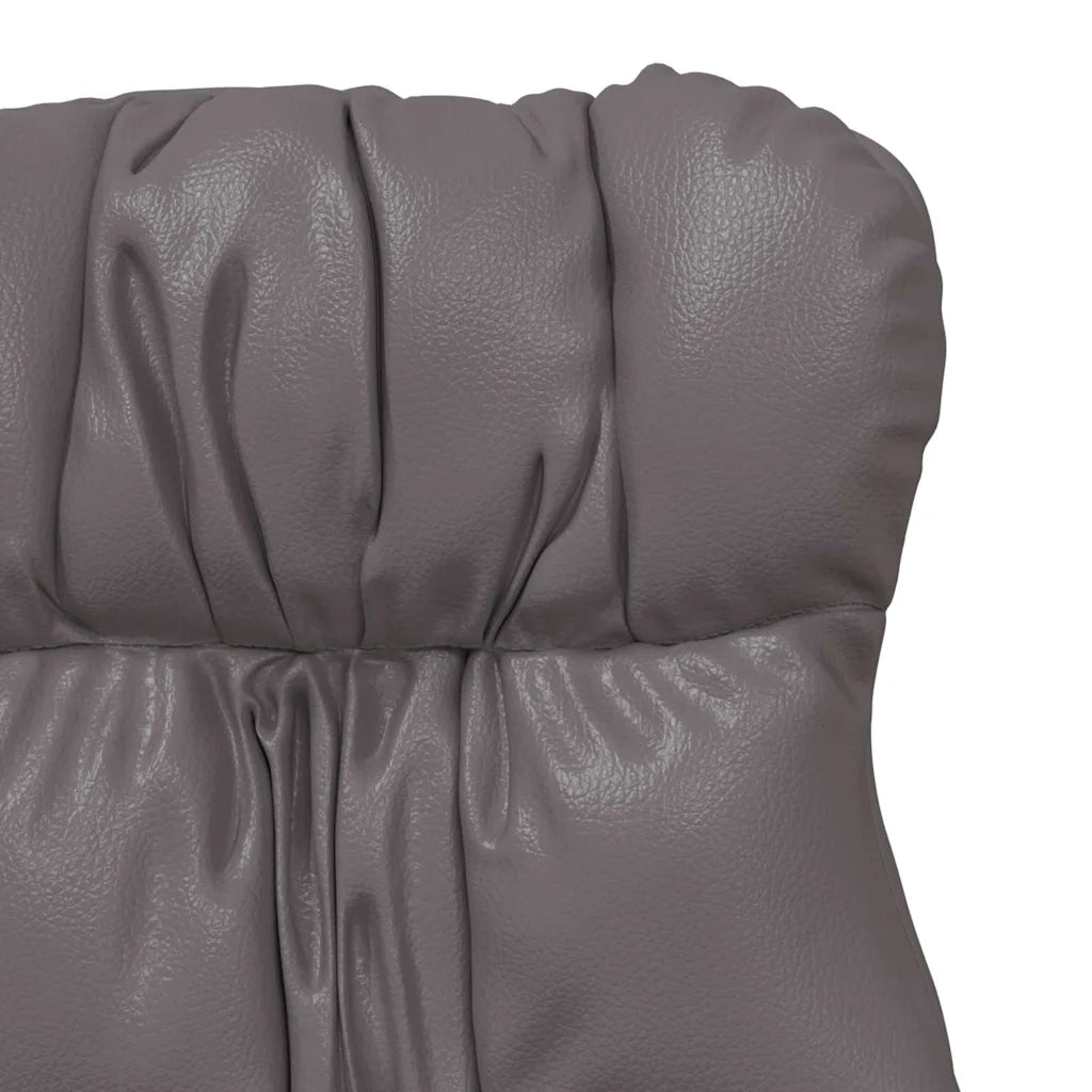 poltrona Grigio 69 x 74 x 93 cm Pelle Artificiale 42001874