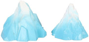Decorazione per Acquario Igsberg - 2 Pezzi - Sicura e Non Tossica - Decorazione Acquatica in Plastica