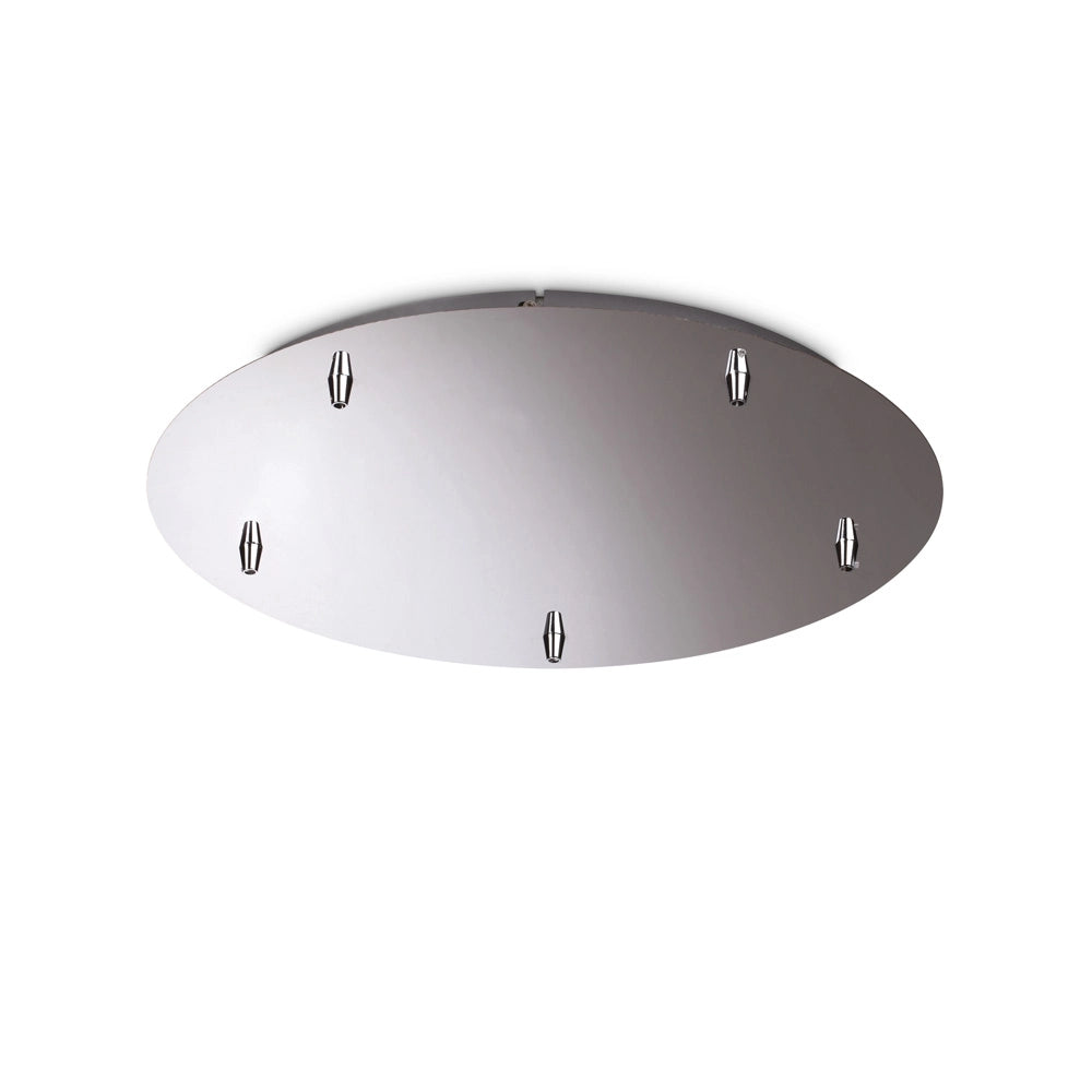 Rosone Standard All In Metallo Cromo 5 Luci