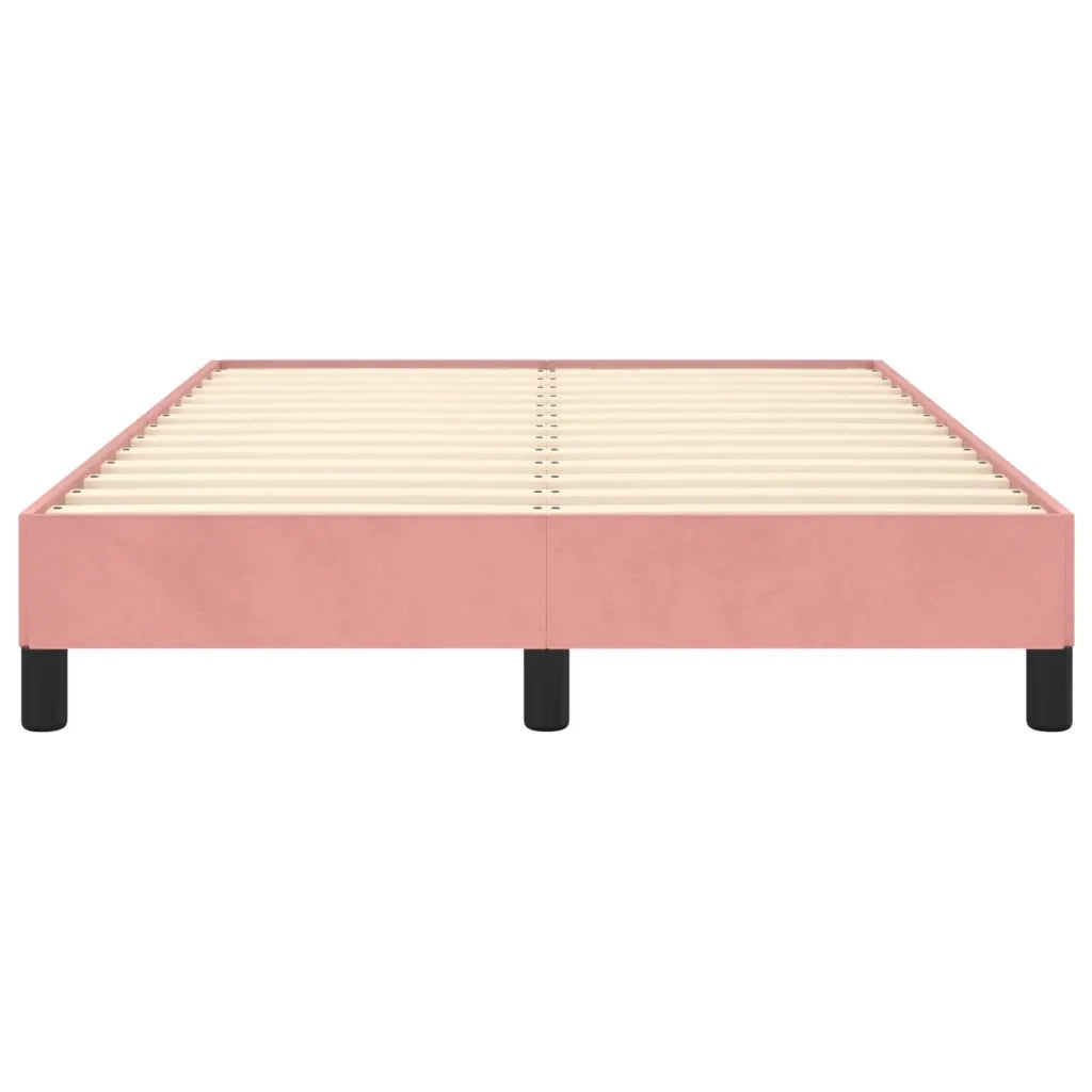Giroletto senza Materasso Rosa 120x190 cm Velluto 3269630